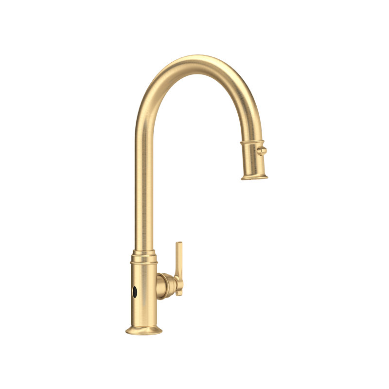 Southbank Pull-Down Touchless Kitchen Faucet, Satin English Gold