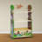 Dinosaur Kingdom Kids Wooden 3-Tier Bookshelf with Drawer