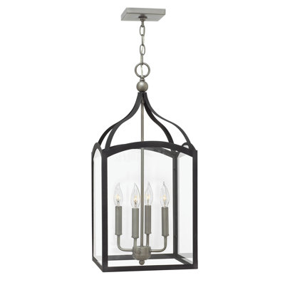 Jeremie 4 - Light Lantern Rectangle Pendant