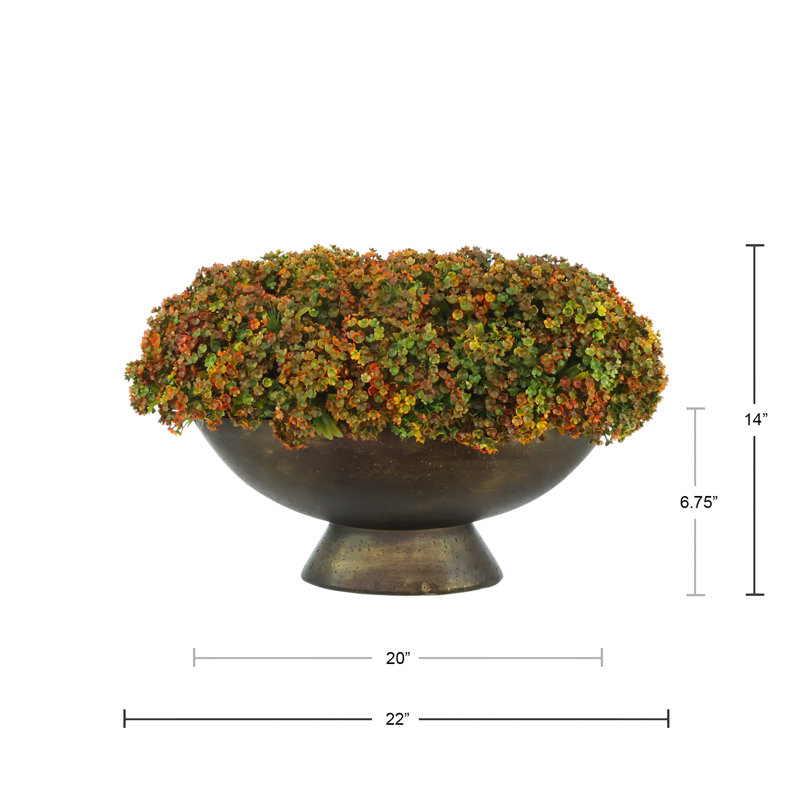 Faux Floral in Vase