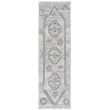 Metro 385 Hand Tufted Wool/Cotton Moroccan Rug in Gray/Black