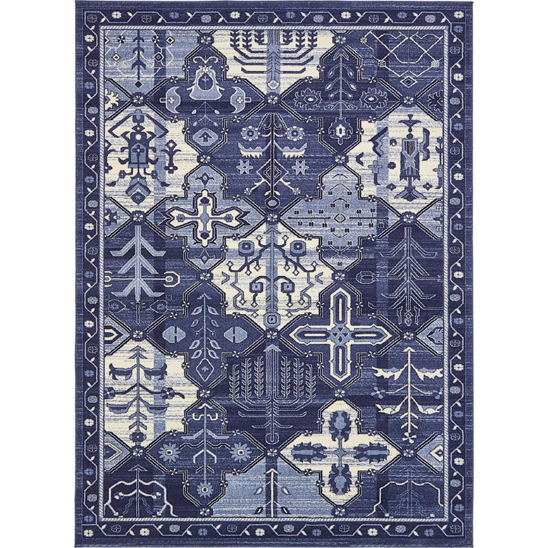 Abdurraheem Oriental Indoor Rug, Rectangle 6' x 9'