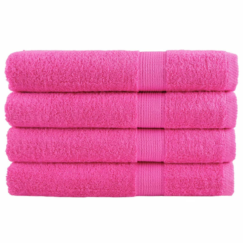 Aremy 100% Cotton Hand Towel, Antique Pink/Pink, 200cm L x 100cm W