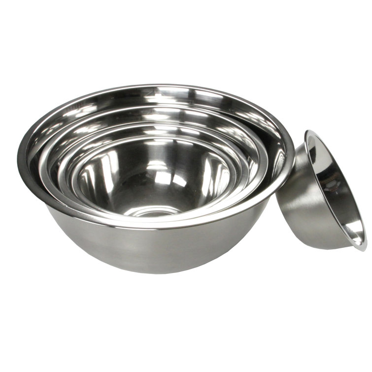 Nutrichef Stainless Steel Mixing Bowl Set