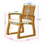 Fauteuil d'extérieur en bois