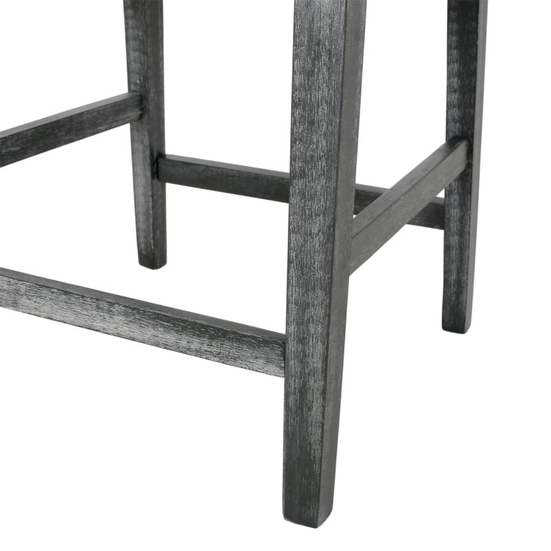 Tabouret de comptoir rembourré de 26 pouces, Tabouret de comptoir (siège d'une hauteur de 26 p, Gris clair, 1