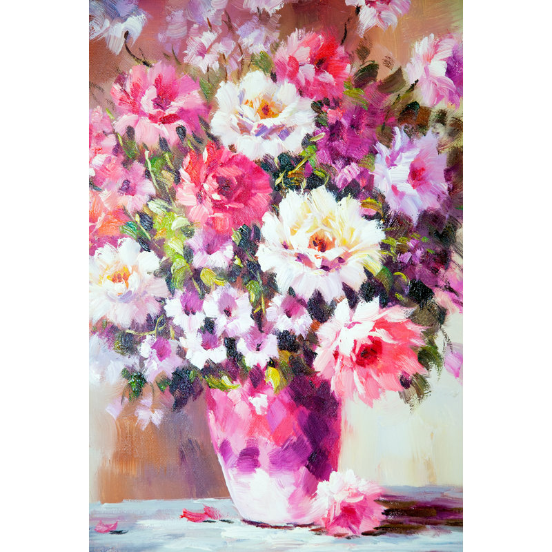 Spring Flowers In A Vase Print