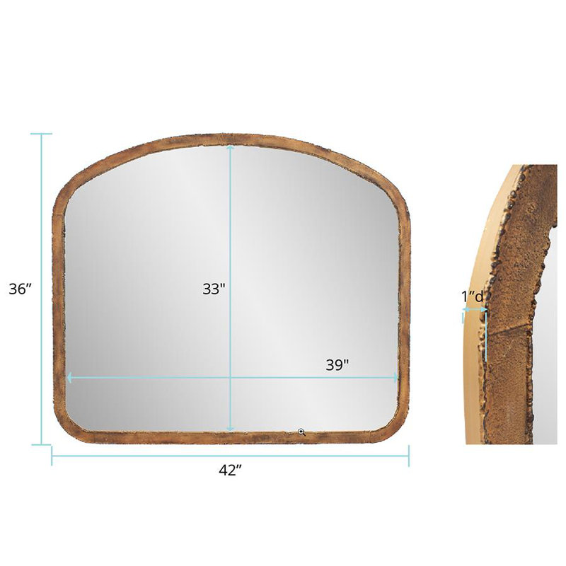 Marius Arched Mirror, Gold