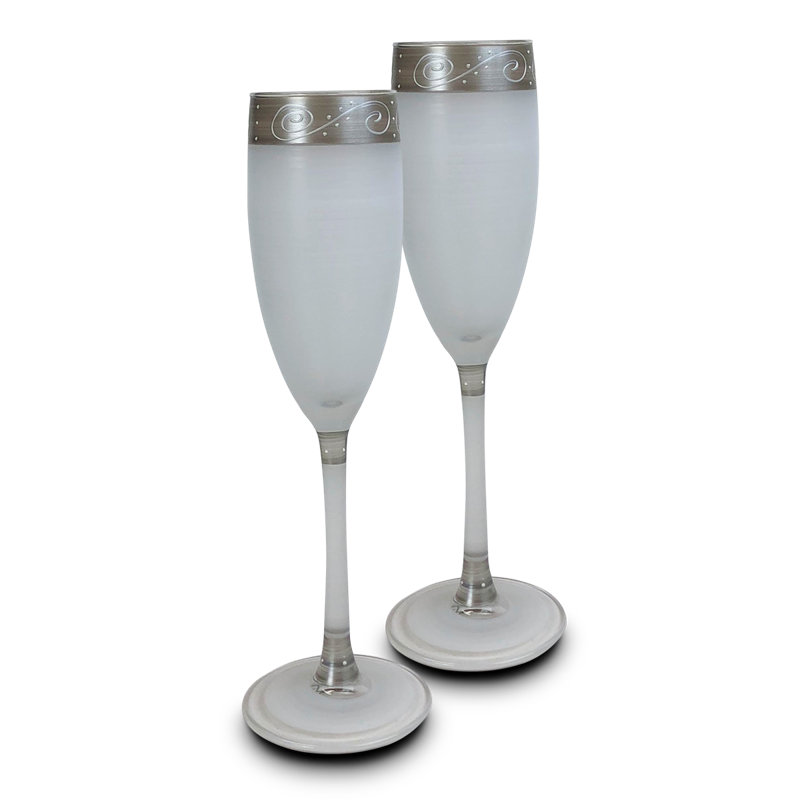 Flûte en verre Heirloom Swirl 8,5 oz