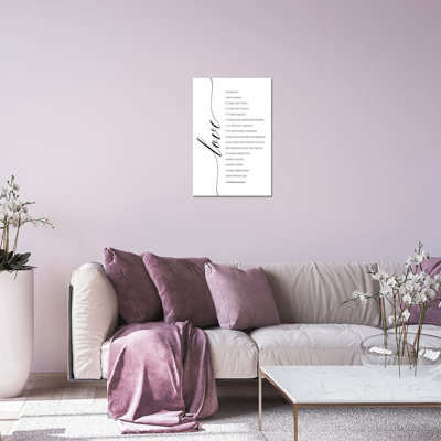 " Love Is Patient, Love Is Kind, 1 Corinthians 13:4-8 " by Eden Printables