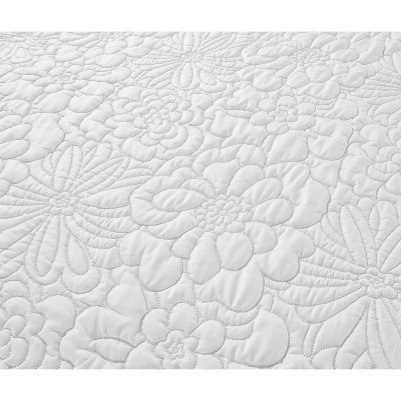 3d Embossed Chunky Floral Pattern Duvet Set, 200 x 135 cm