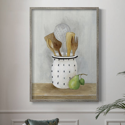 Cottage Kitchen I Framed Print - Solid Wood