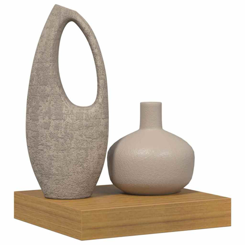 Floating Shelf, Beige, 4cm H x 23cm W x 23.5cm D