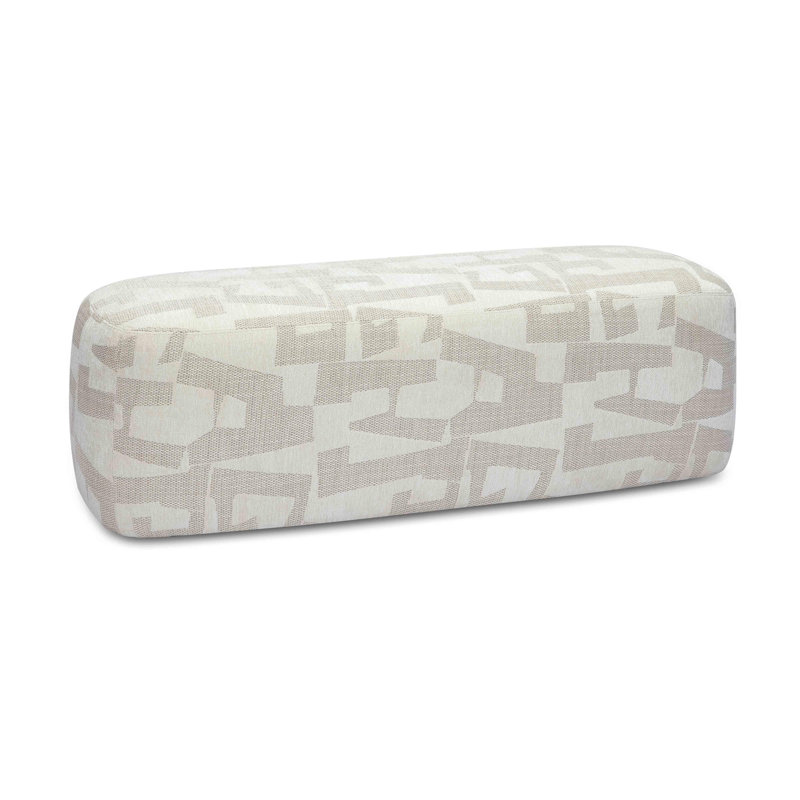 Banc en jacquard Ayotte Graceland, Crème, crème, Crème, crème