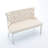 45.6”velvet Upholstered 2-seat Armless Loveseat-55121969-55121968