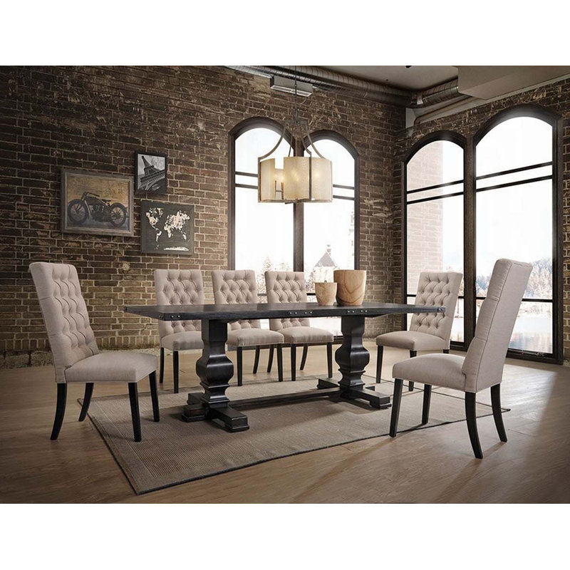 ACME Morland Dining Table, Vintage Black