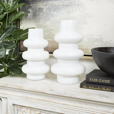 Mable 2-Piece Set Glass Table Vase