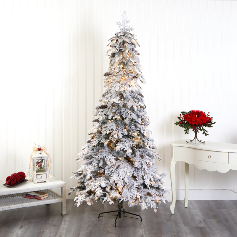 Lighted Artificial Christmas Tree, 96in.