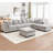 Bennett 7-Piece L-Shaped Sectional Sofa-1910969208