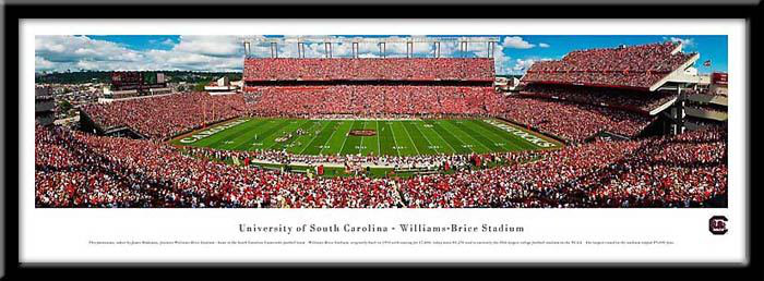 « stadium », reproduction de photo encadrée NCAA, Gamecocks de South Carolina
