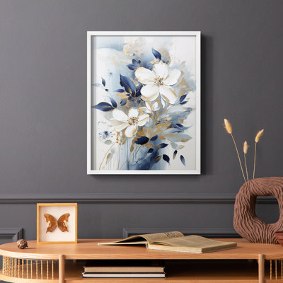 Série FLORAL CCL XXVI - reproduction encadrée de qualité supérieure - prête à être accrochée - aucun clou requis