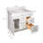 Brookings 37 Inch Solid Wood Bathroom Vanity with Cultured Marble Top, Assembled, Sherwin Williams® Gray – Design House, 216127-101466710