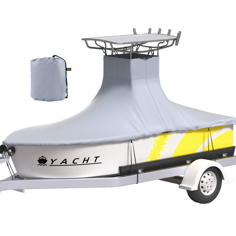 Housse en T pour bateau de 22 à 24 pi, qualité marine 600D robuste, H 1 pi x l 18,7 pi x P 9,84 pi
