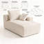 Bras modulaire modulaire droit, flanelle moelleuse, haute résilience-131146433