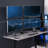 VIVO Telescoping Quad Ultra Wide Monitor Desk Stand, STAND-TS38B-4
