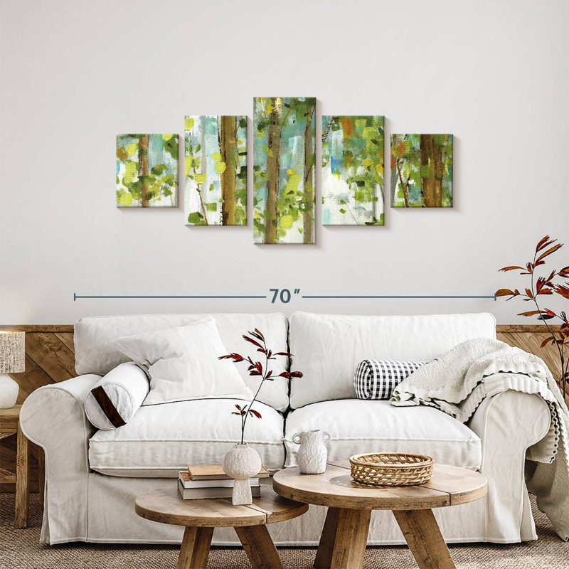 Forest Study II, 24" H x 55" W