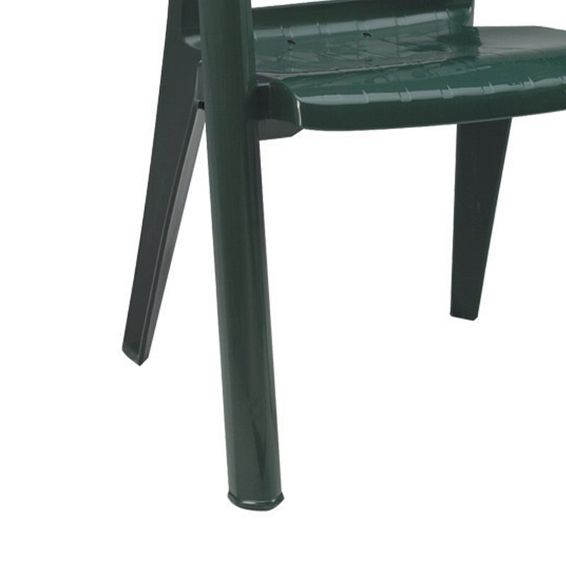 Pacific Stacking Patio Dining Armchair, Amazon Green