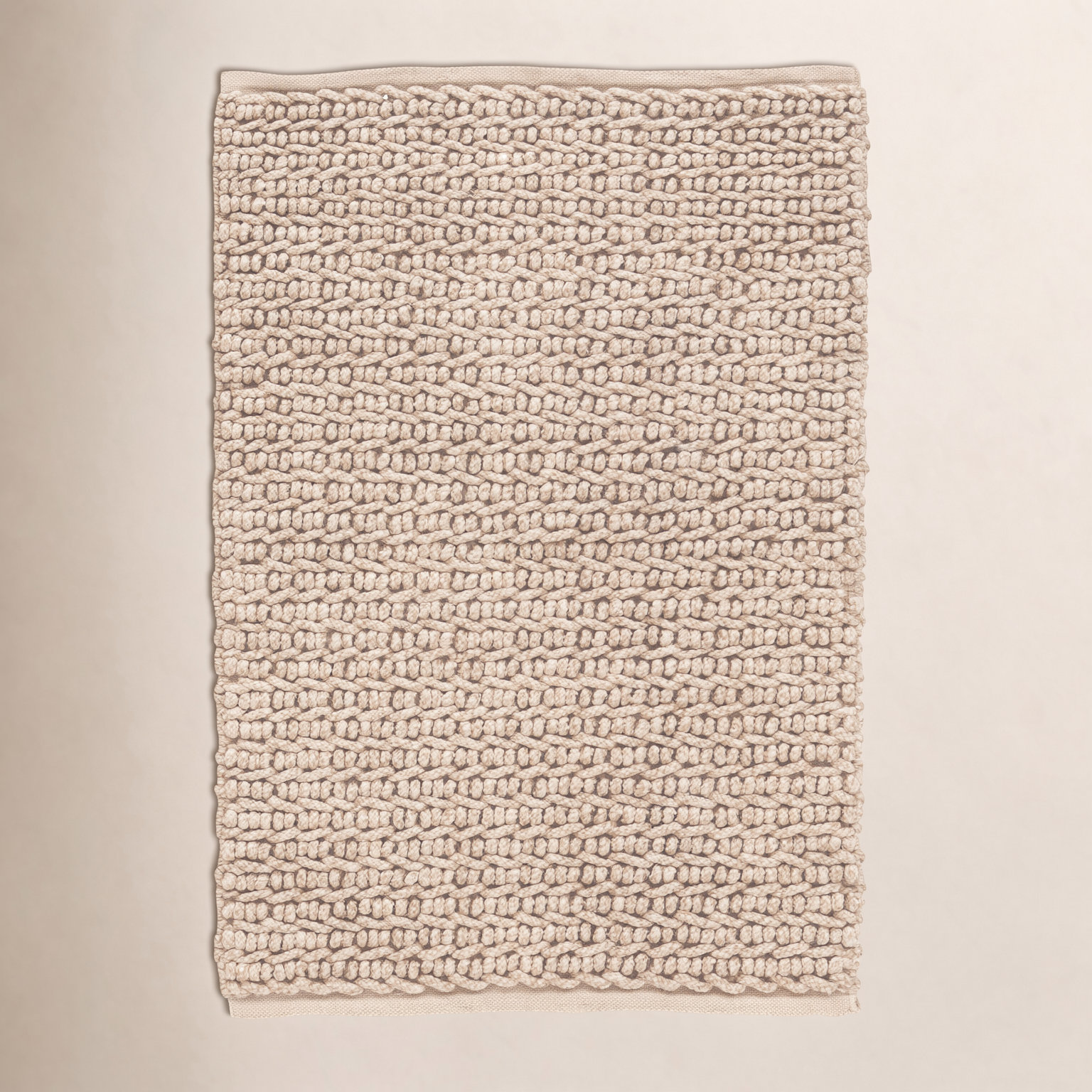 Veranda Natural Hand-Woven Performance Rug, Rectangle 6' x 9'