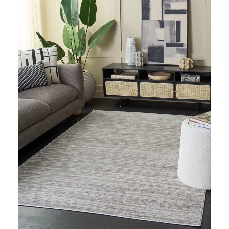 Tapis gris / beige Mila 290, Rectangle 5 pi x 7 pi