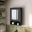 Armoire à pharmacie Poston avec porte et miroir inclus, noir-861228243
