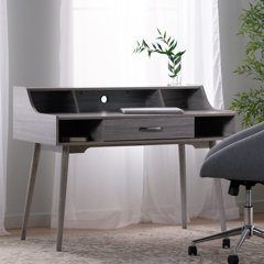 Drayebrooke Espresso Dark Wood Desk - Rooms To Go