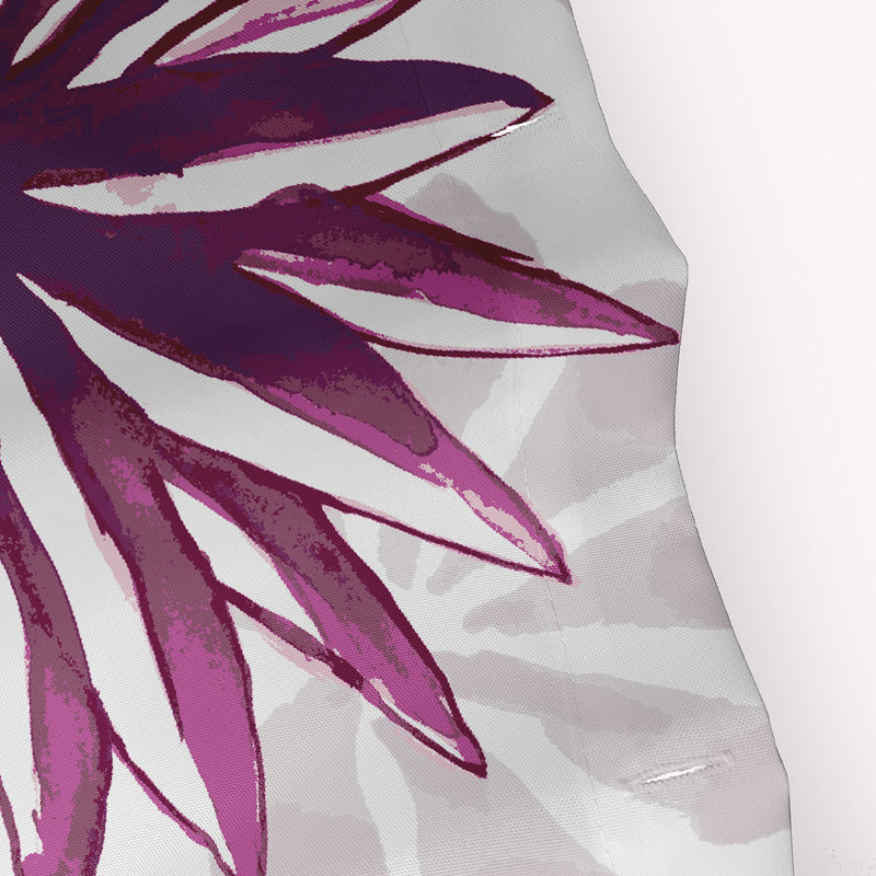 Rideau de douche simple Vathylakas, Mauve