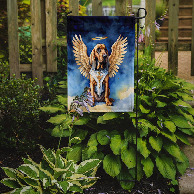 Drapeau de jardin «Bloodhound My Angel Garden»