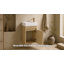 Single Bathroom Vanity with Resin Top-659628627