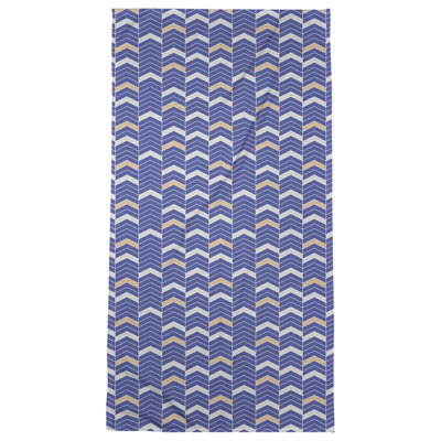 Serviette de bain à chevrons alignés Stephenie