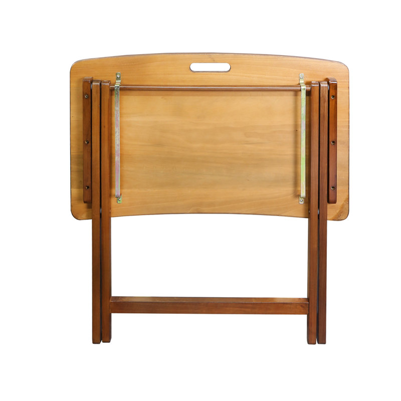 Table pliante portative, Chêne doux