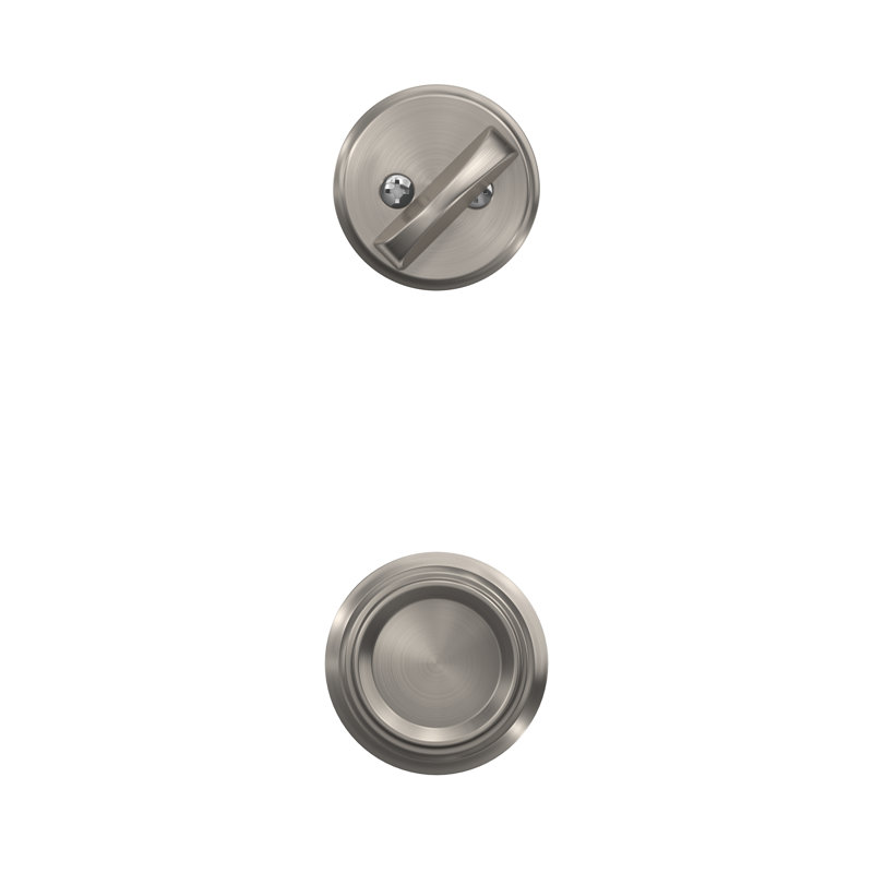 Ensemble de boutons d’extérieur offery (partie intérieure vendue séparément), Nickel satiné