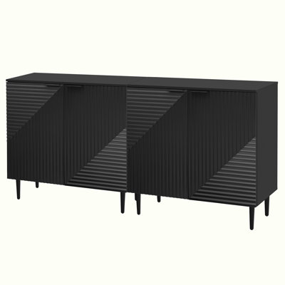 70"L Console Table with Adjustable Shelves