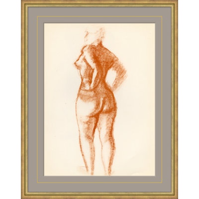 Studies Of Nudes In Sepia " Studies Of Nudes In Sepia II " by Soicher Marin Archives Painting Print