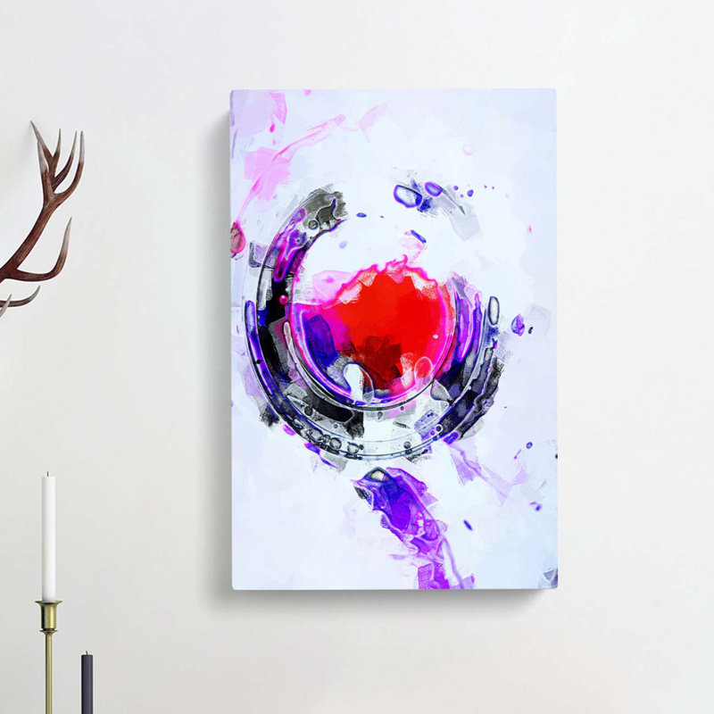 Lost Love In Abstract - Wrapped Canvas, 60cm H x 40cm W x 3cm D