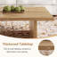 Table basse rectangulaire en bois de 55 po, table basse en placage de chêne rétro pour salon, bureau à domicile, appartement-722760420-722760426