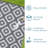 Geometric Outdoor Mats Plastic Straw Rug Waterproof Washable Outdoor Rug for Garden Backyard Picnic Camping RV Deck Beach Trailer-1222228459