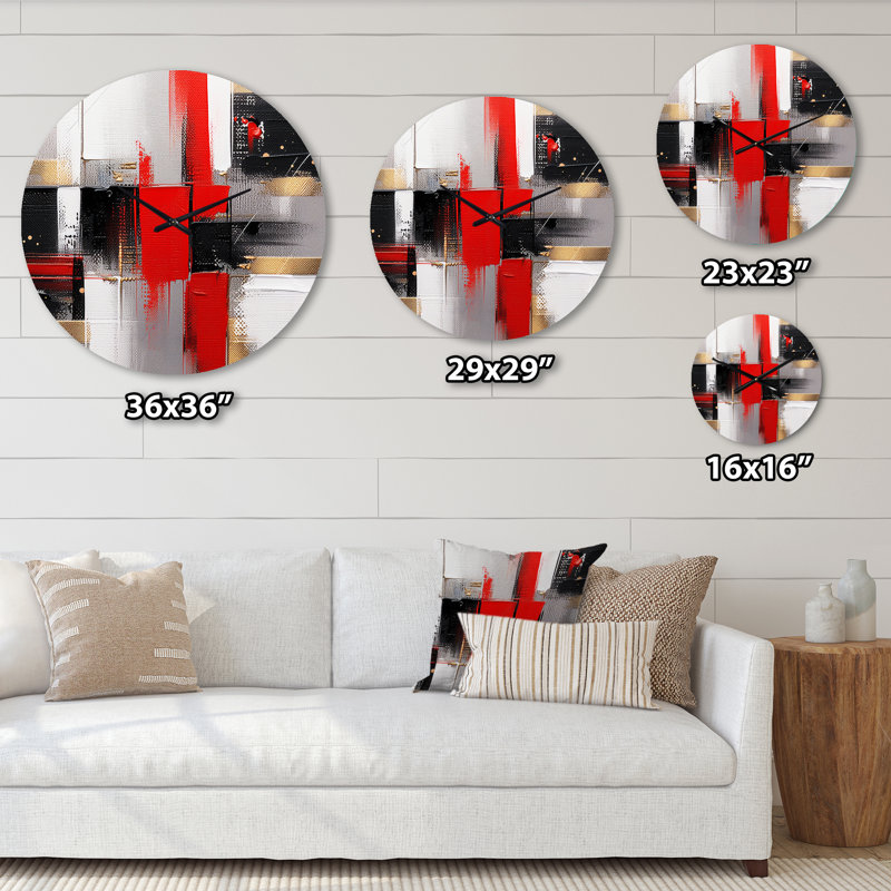 Metal Wall Clock, Small