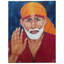 Peinture Sai Baba | Huile sur toile | Par Tejal Modi