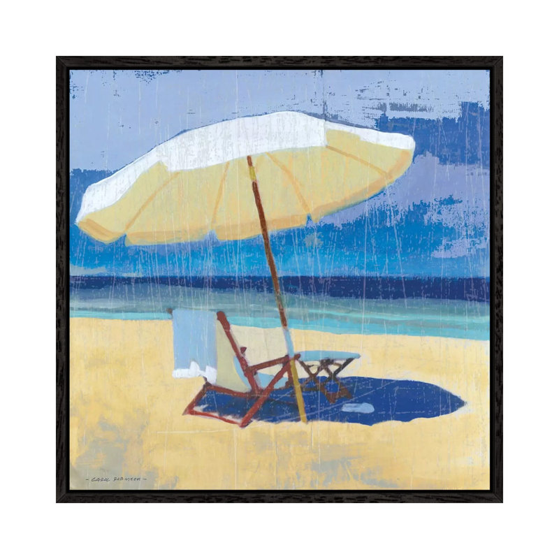 Seating For I by Carol Robinson - Print on Canvas, 66.04 cm H x 66.04 cm W, Black Framed Canvas