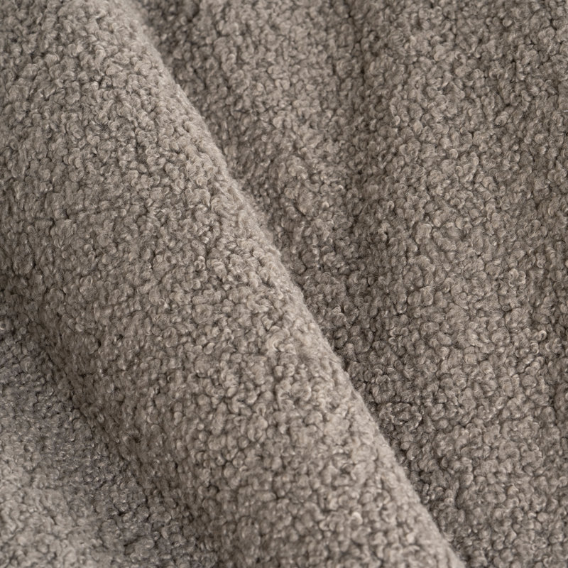 Tiffany Bouclé Polyester Baffle Box Stitch Duvet Cover & Insert, Full Duvet Cover & Insert + 2 Shams + 3 Throw Pill